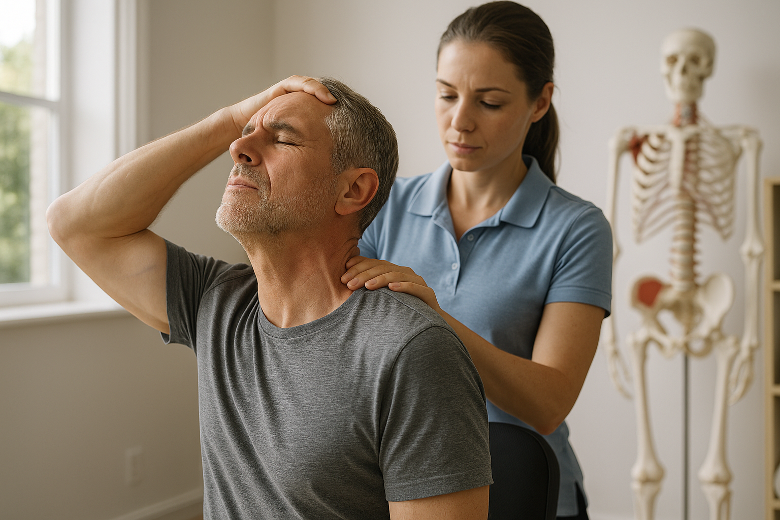 Befreie deinen Nacken von Schmerzen mit diesen einfachen Übungen bei Spinalstenose - Illustration