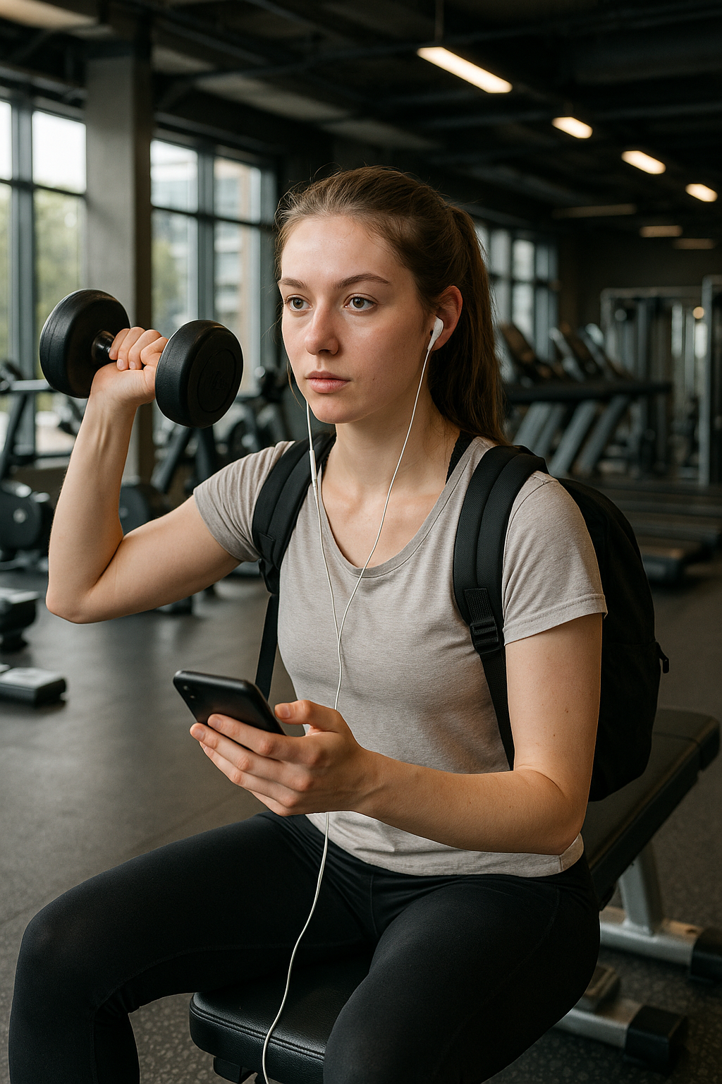 Studentenrabatt im Fitnessstudio nutzen und gesund studieren - Illustration