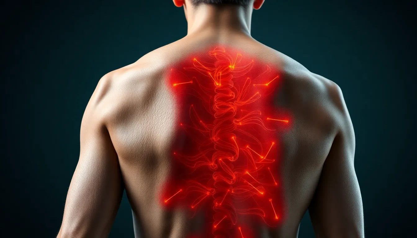 Wenn trockener Husten den Rücken belastet: Was Sie wissen sollten - Illustration