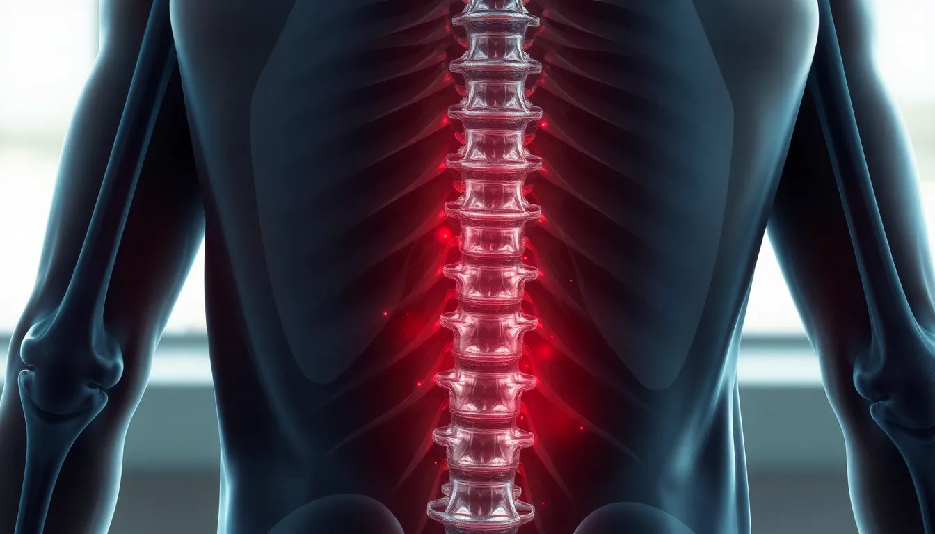 Befreie deinen Rücken: effektive Wege zur Behandlung von Bandscheibenvorfällen - Illustration