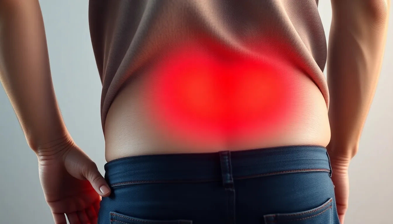 Blinddarmentzündung oder doch nur Rückenschmerzen? Erfahren Sie die Unterschiede! - Illustration