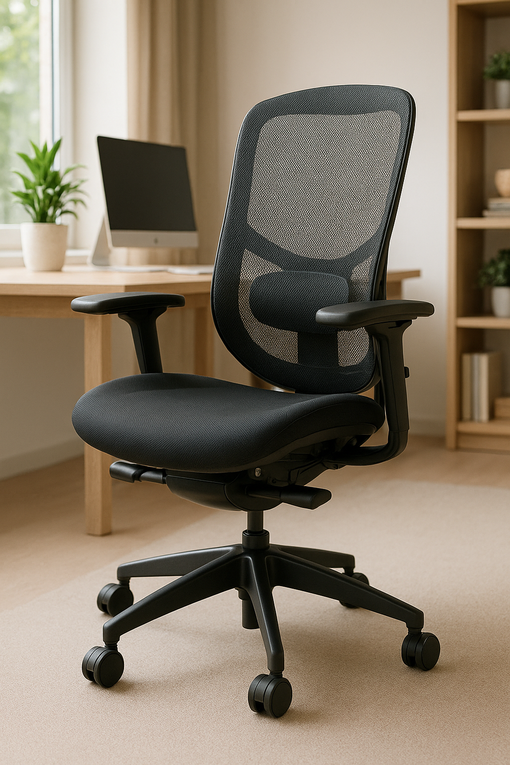 Ergonomischer stuhl: dein Schlüssel zu schmerzfreiem Sitzen - Illustration