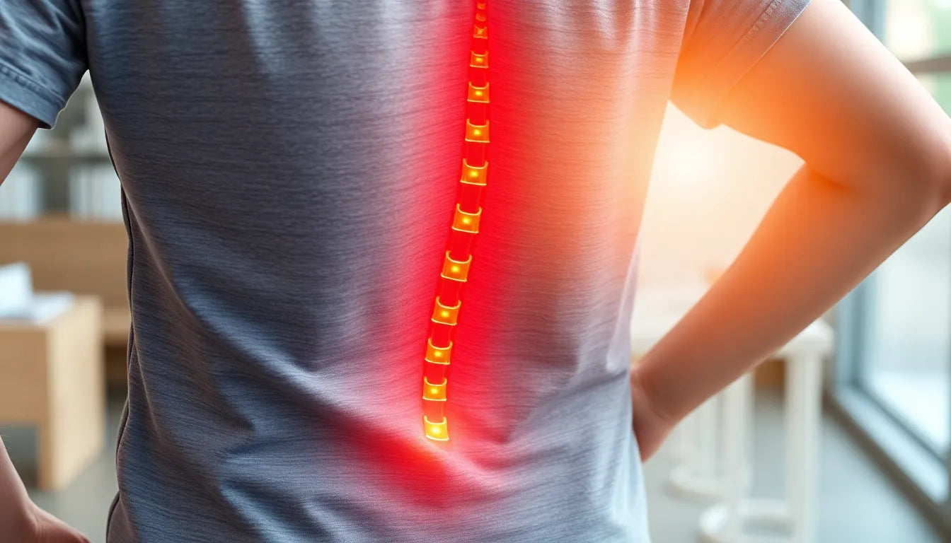 Aktiv bleiben für eine schmerzfreie Lendenwirbelsäule - Illustration