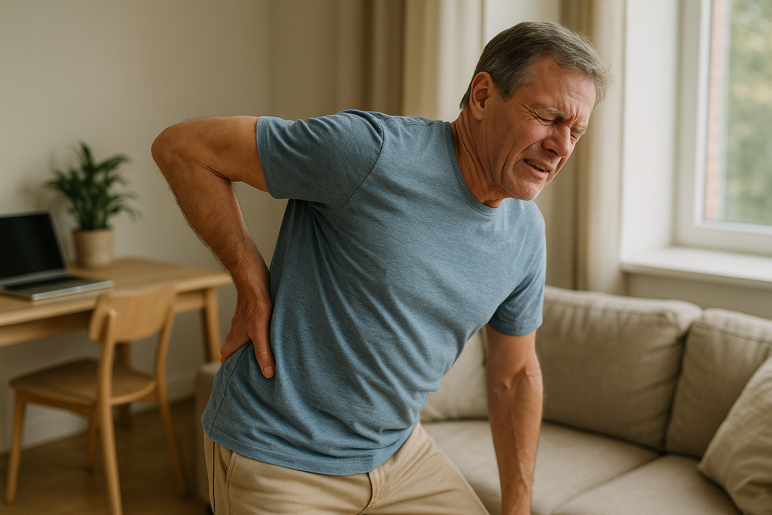 Lendenschmerzen effektiv lindern: Tipps für den Alltag - Illustration