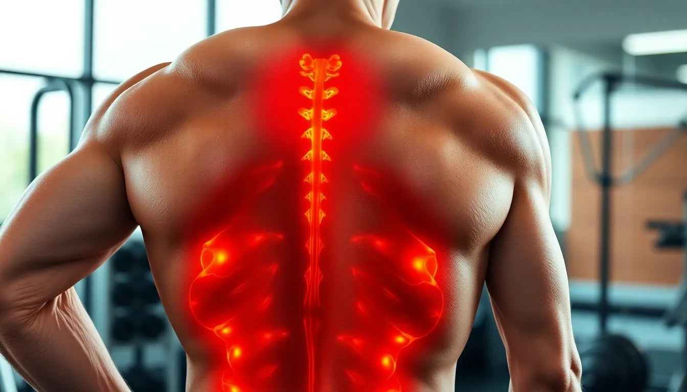 Schmerzen im unteren Rücken nach dem training vermeiden: Tipps für ein schmerzfreies workout - Illustration