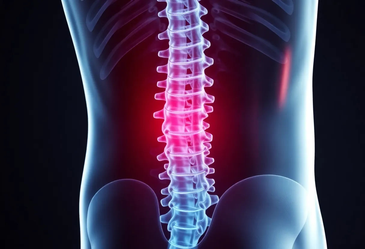 Blockade bei bandscheibenvorfall: was tun, wenn der Rücken streikt? - Illustration