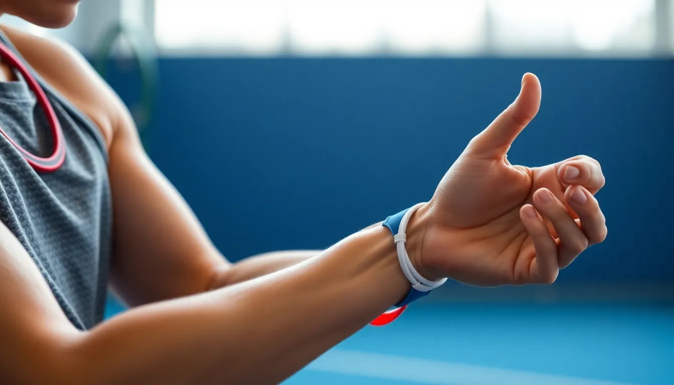 Die besten tennisarm-übungen mit gummiband für übungsleser - Illustration