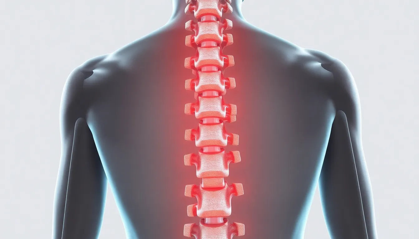 Leben ohne Schmerzen: Wege zur Linderung von zervikaler spondylose - Illustration
