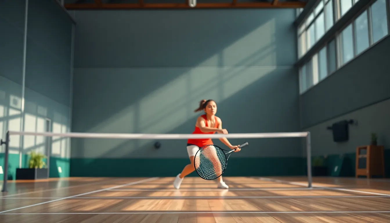 Effektive Übungen für Übungsleser: Dehnroutine nach dem Badminton-Spiel - Illustration