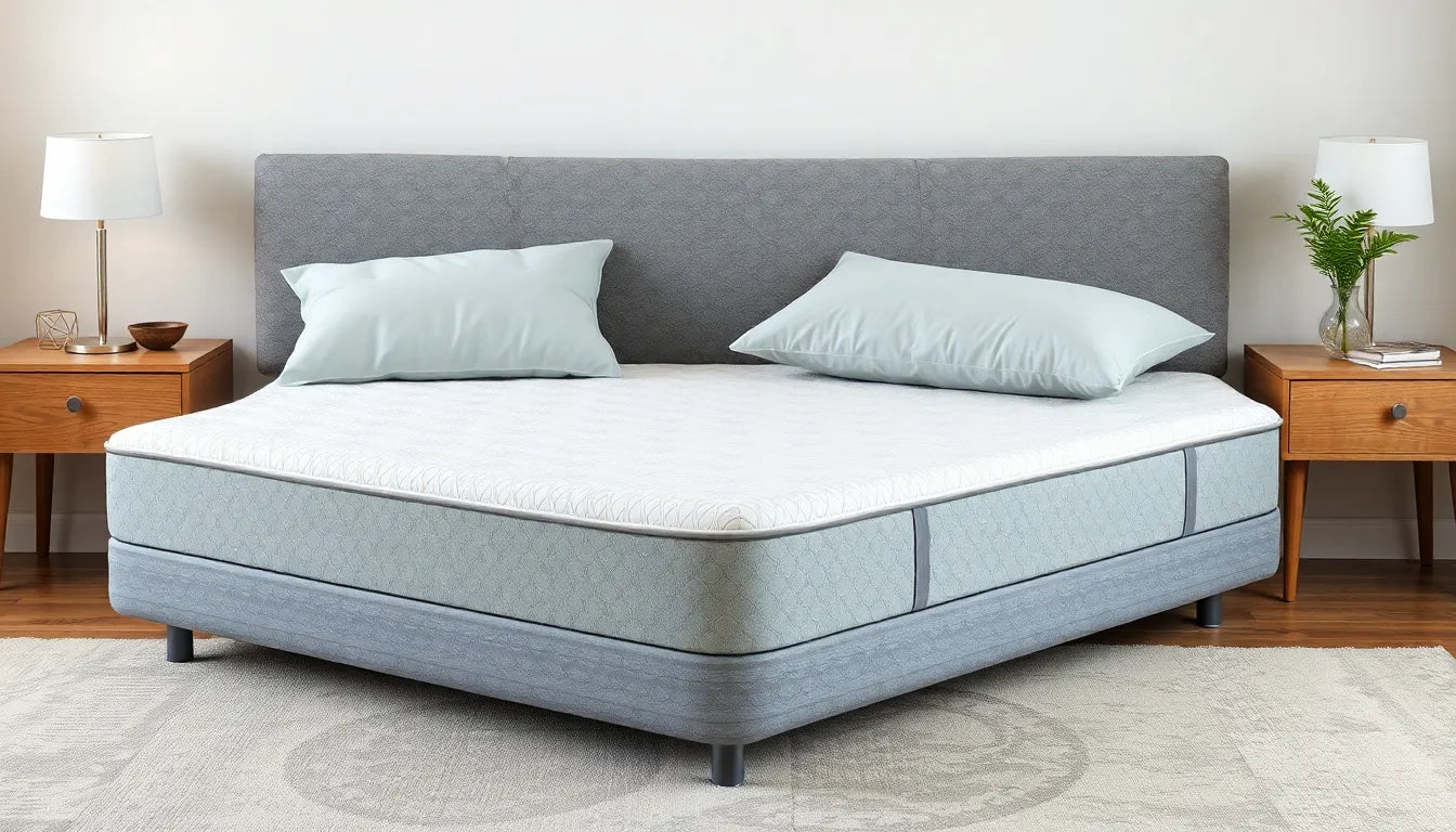 Entdecke die perfekte Matratze für rückenschmerzfreies Schlafen - Illustration