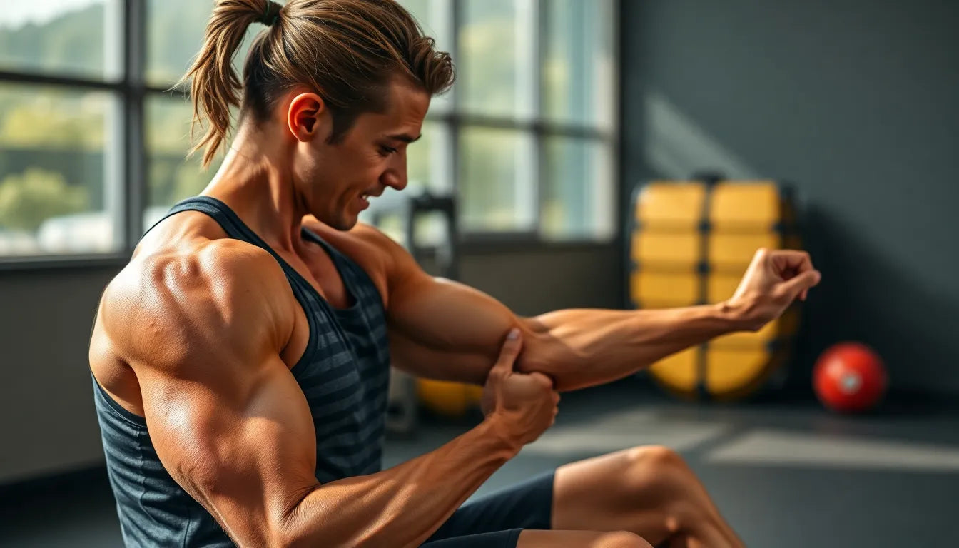 Effektive Dehnübungen für Übungsleser nach dem Krafttraining - Illustration