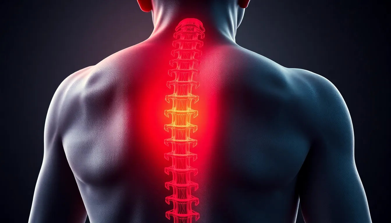 Wenn der Bauch drückt: wie forstoppelse ondt i ryggen verursacht - Illustration