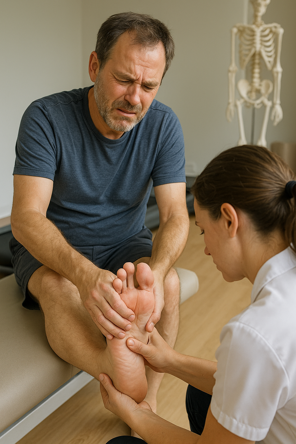 Lebe schmerzfrei: Tipps gegen fußschmerzen im Alltag - Illustration