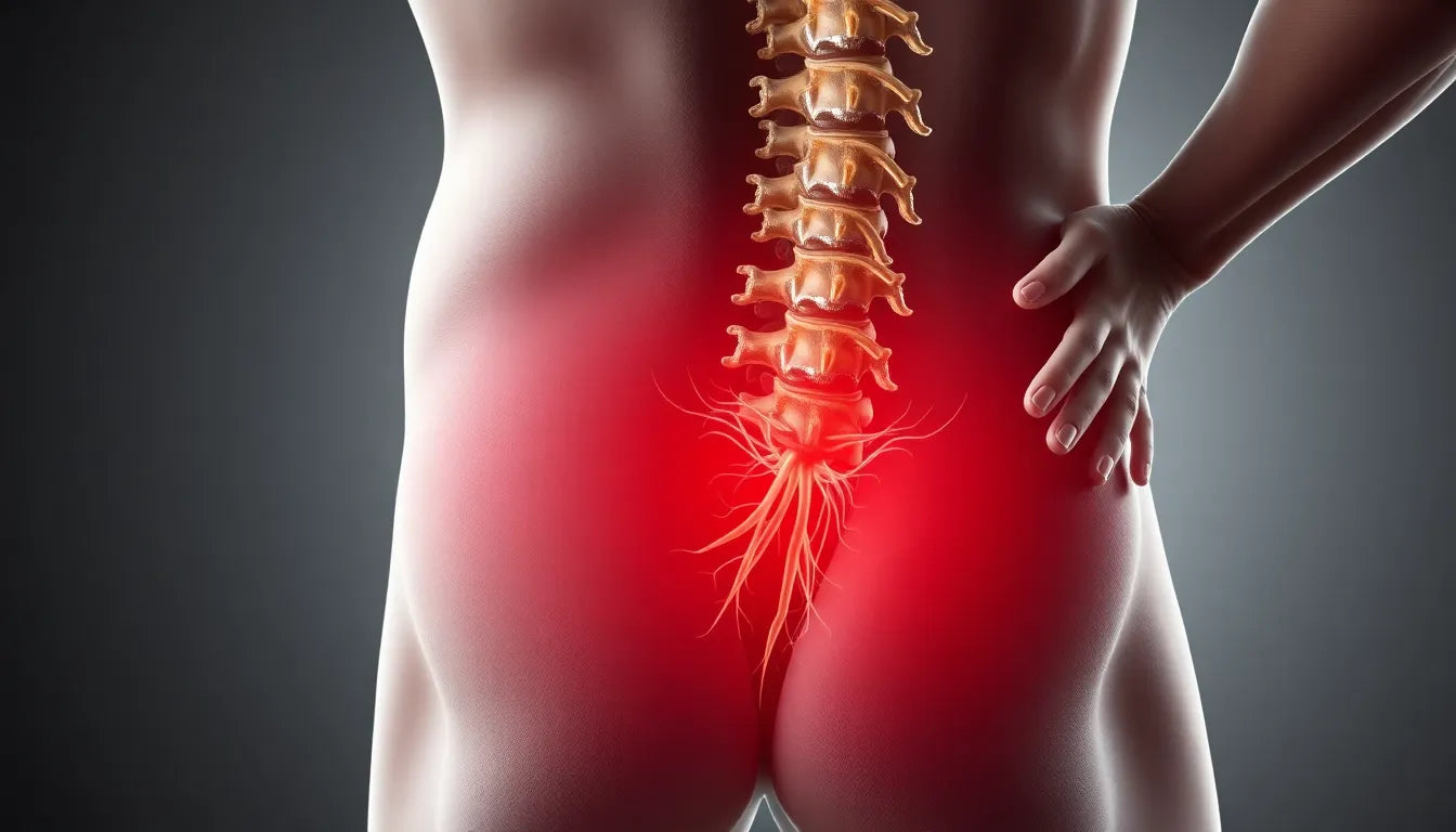 Befreie dich von Ischiasschmerzen: Tipps und Lösungen für sofortige Erleichterung - Illustration