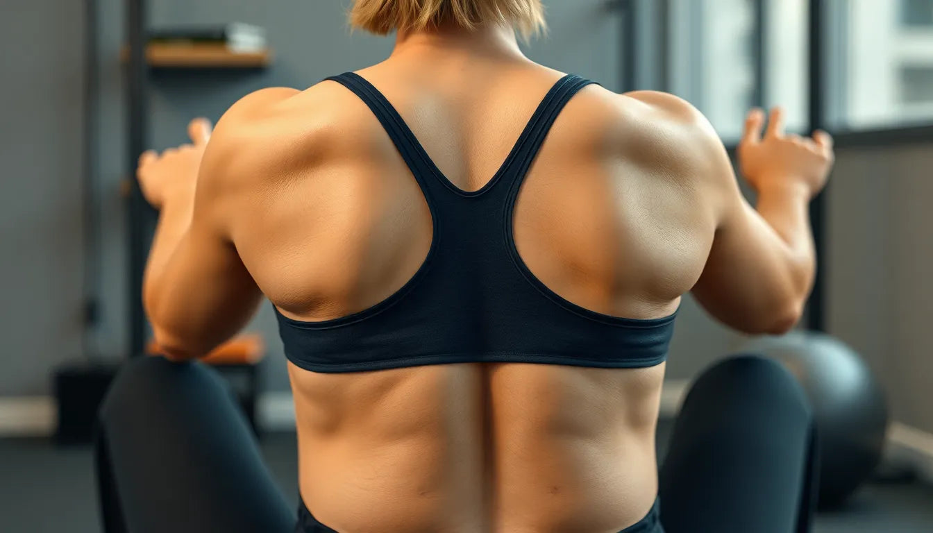 Übungsleser entdecken effektive Dehnübungen für den unteren Rücken - Illustration