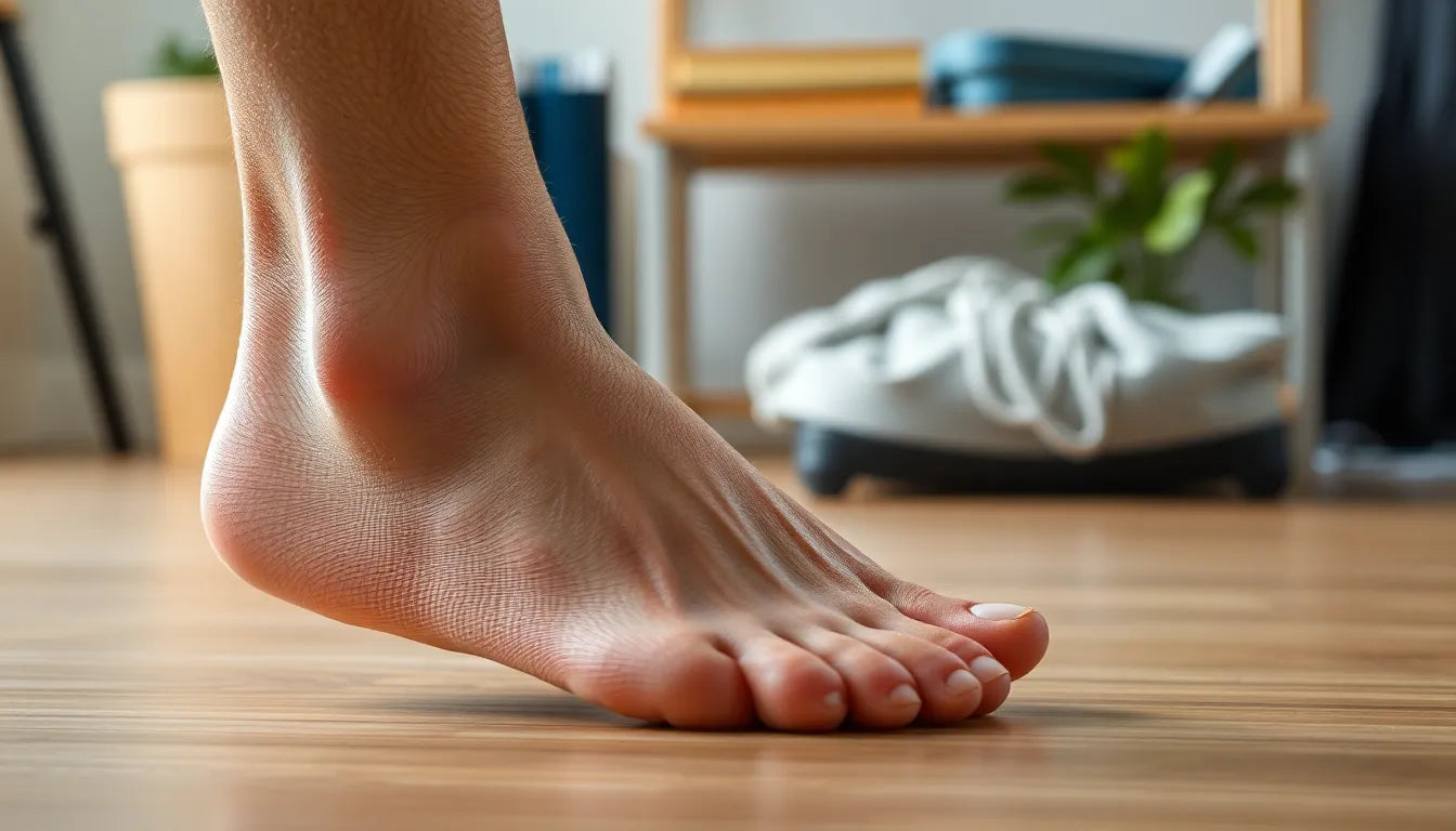 Übungsleser: effektive Übungen für nedsunken forfod, die wirklich helfen - Illustration