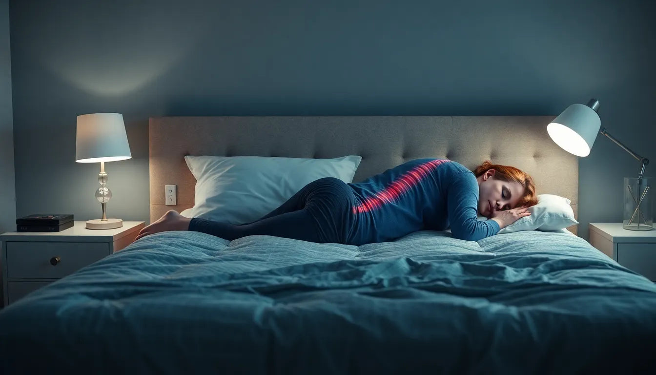 Warum dein Bett Rückenschmerzen verursacht und wie du es ändern kannst - Illustration