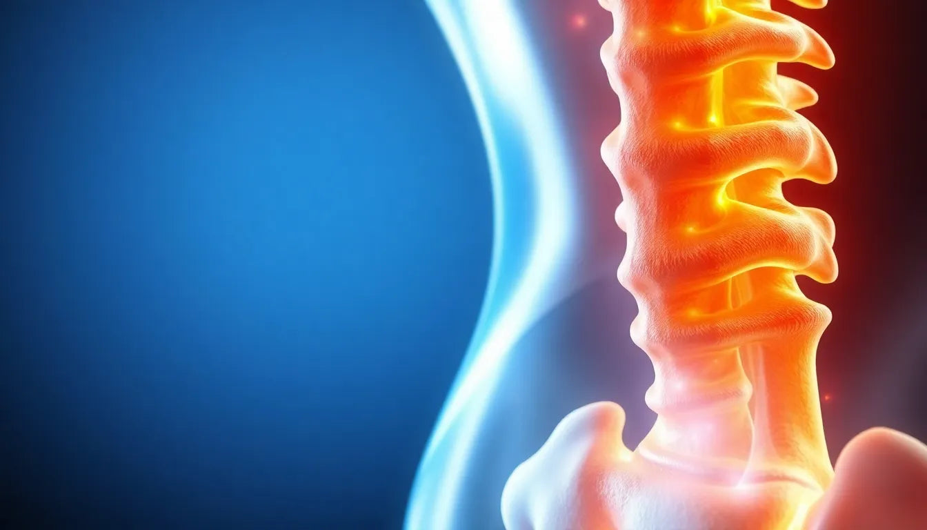 Gefühlsstörungen bei Bandscheibenvorfall verstehen und behandeln - Illustration