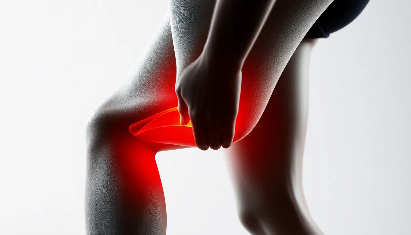 Übungsleser: effektive Übungen bei schmerzen an der innenseite des knies - Illustration