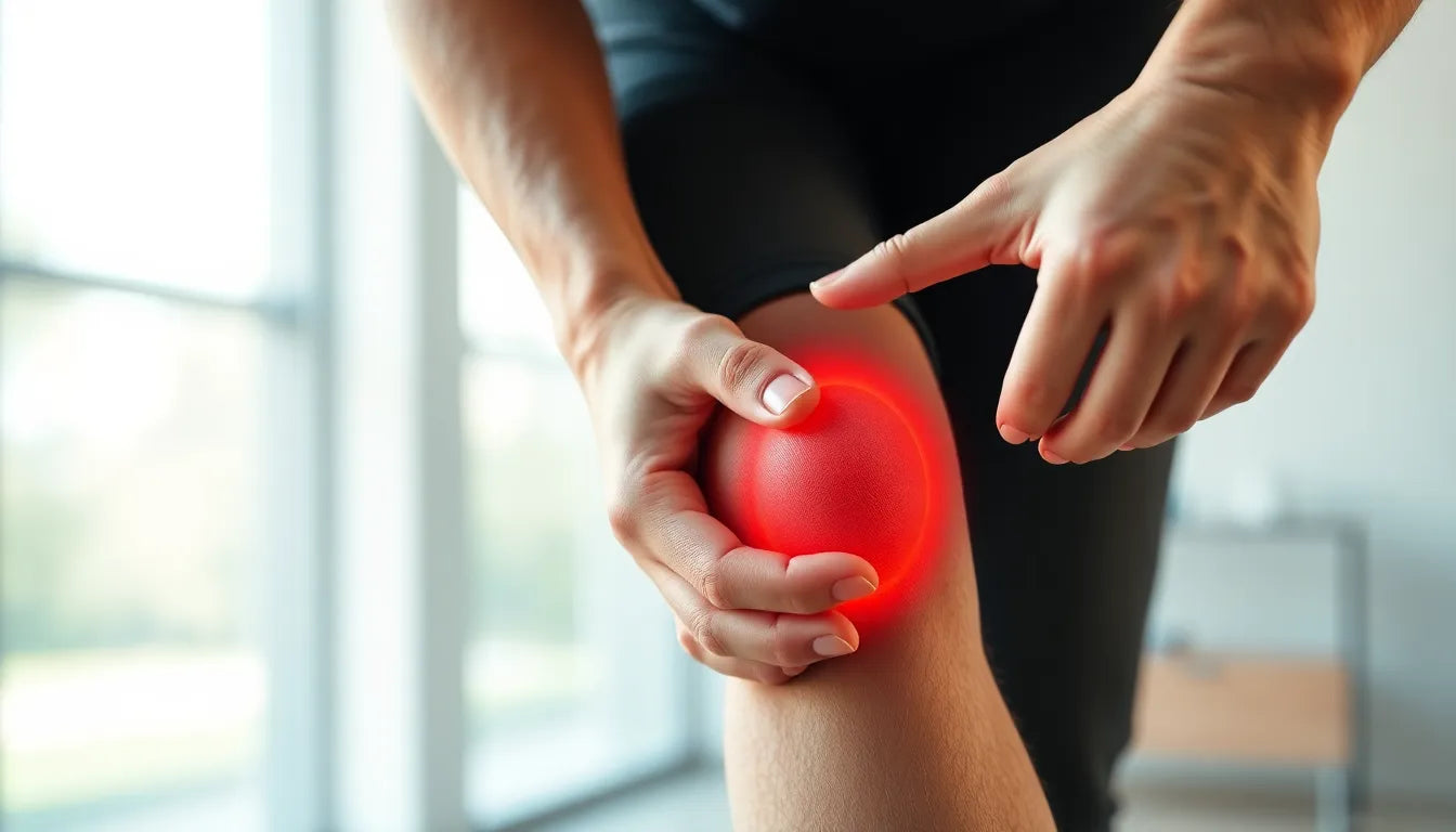 Plötzlich Schmerzen im Knie Ursachen und Lösungen die Sie kennen sollten - Illustration