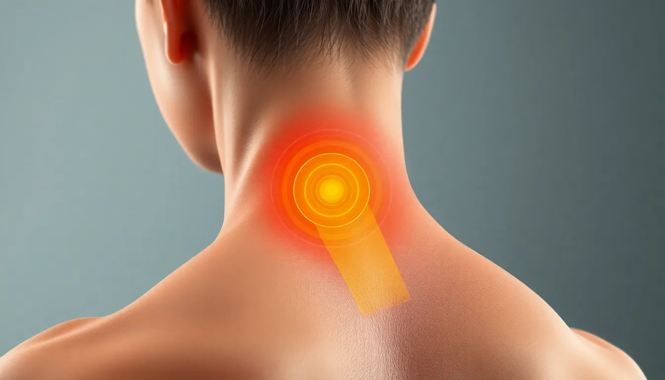 Myogelosen im Nacken: Ursachen erkennen und Schmerzen lindern - Illustration