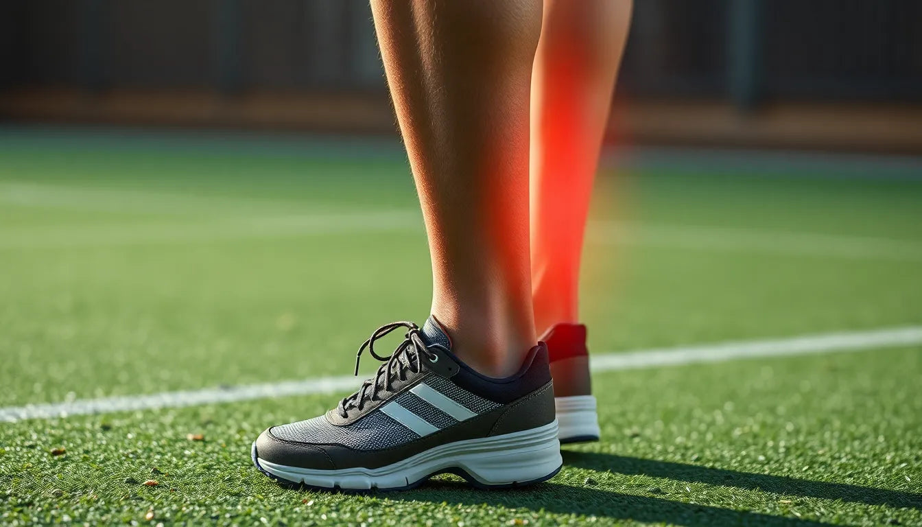 Schienbeinschmerzen in Ruhe verstehen und lindern - Illustration