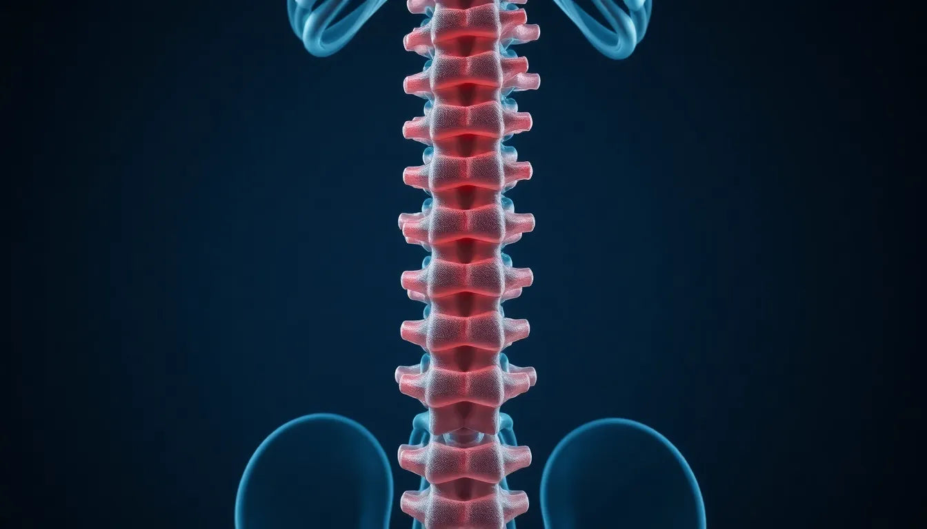 „Übungsleser aufgepasst: erkennen Sie skoliose symptome frühzeitig“ - Illustration