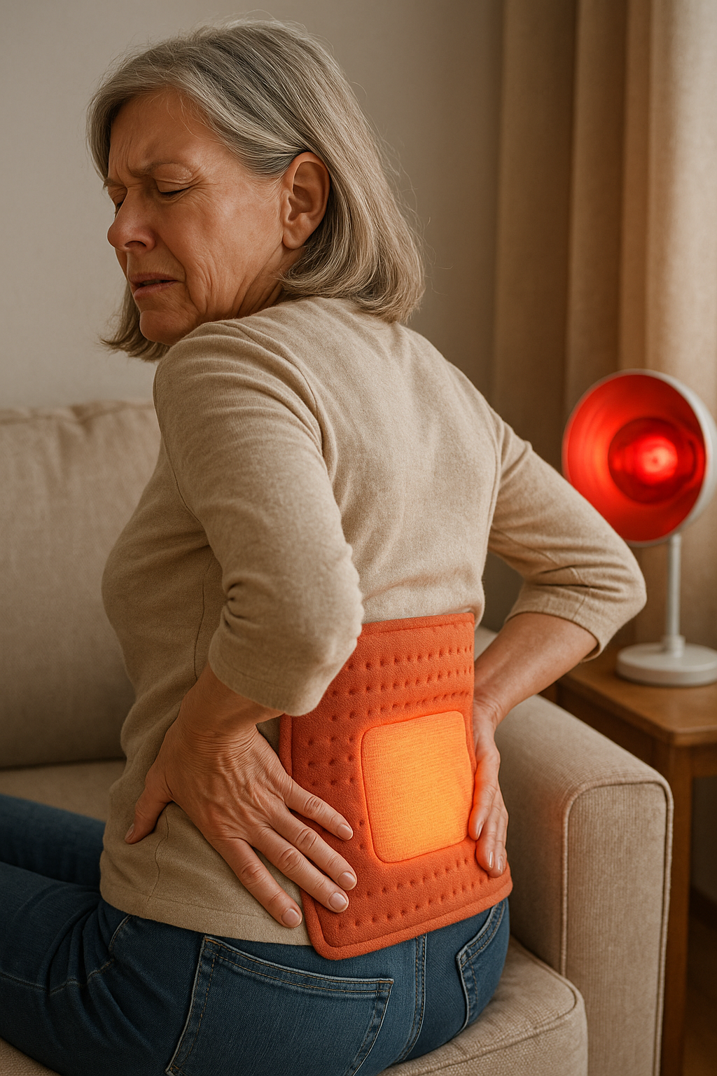 Wärme gegen den Schmerz: Hexenschuss effektiv lindern - Illustration