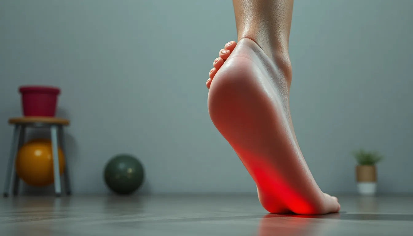 Übungsleser entdecken effektive übungen gegen senkfuß für starke füße - Illustration