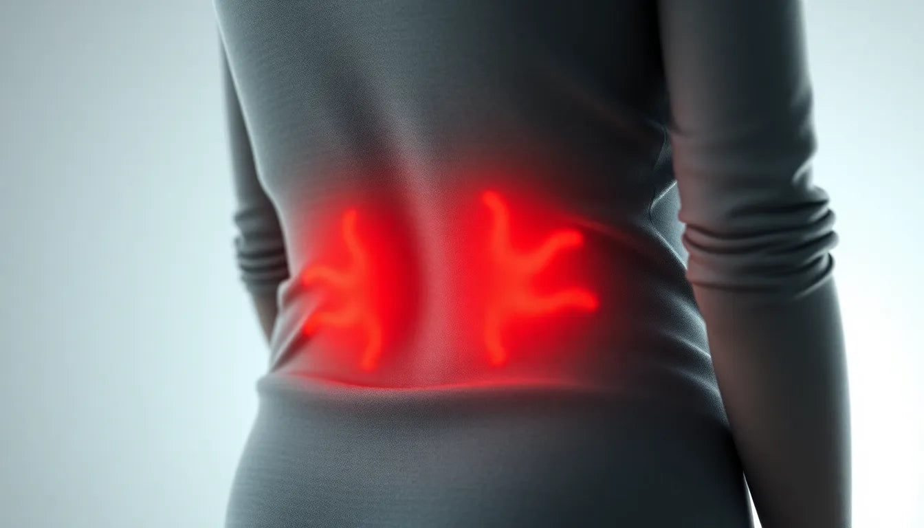 Verstehe deinen Körper: Schmerzen im unteren Rücken während der Eizellfreisetzung lindern - Illustration