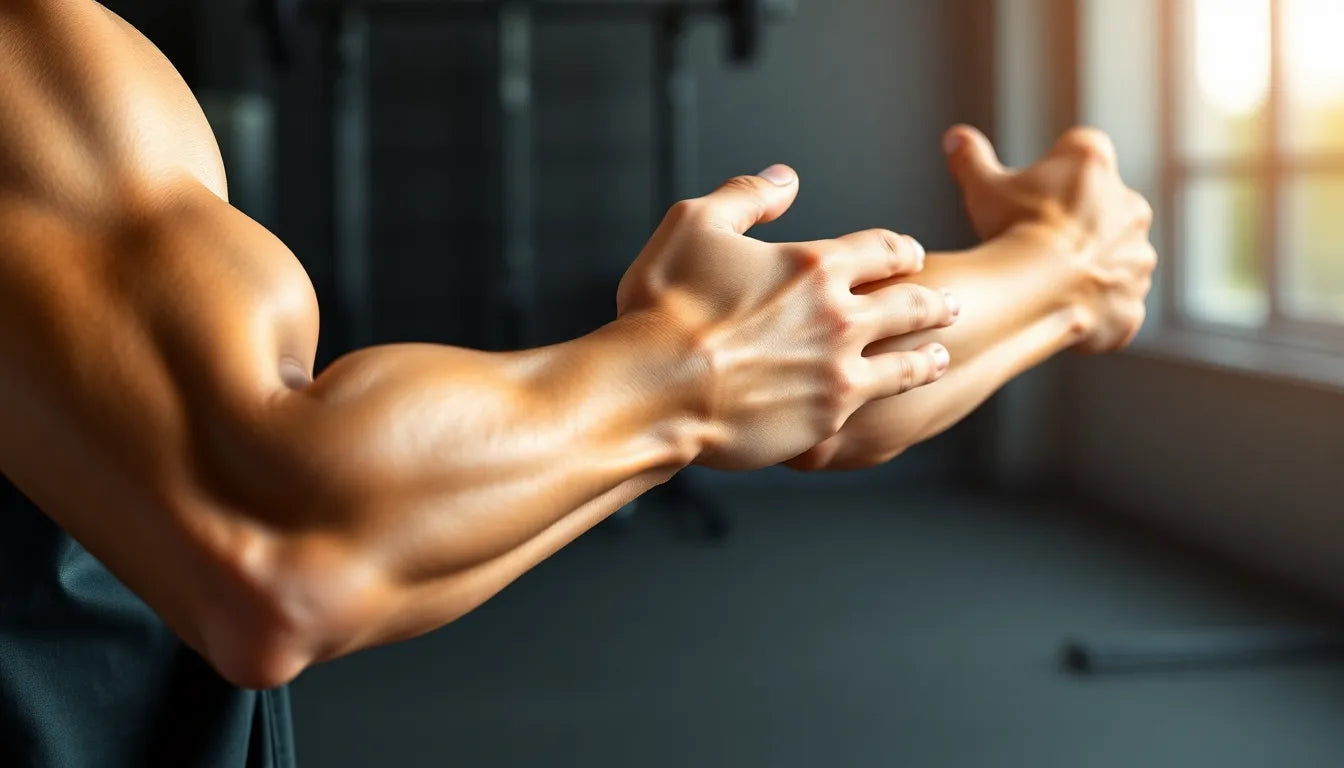 Effektive Übungen für Übungsleser: so dehnst du deinen Bizeps richtig - Illustration