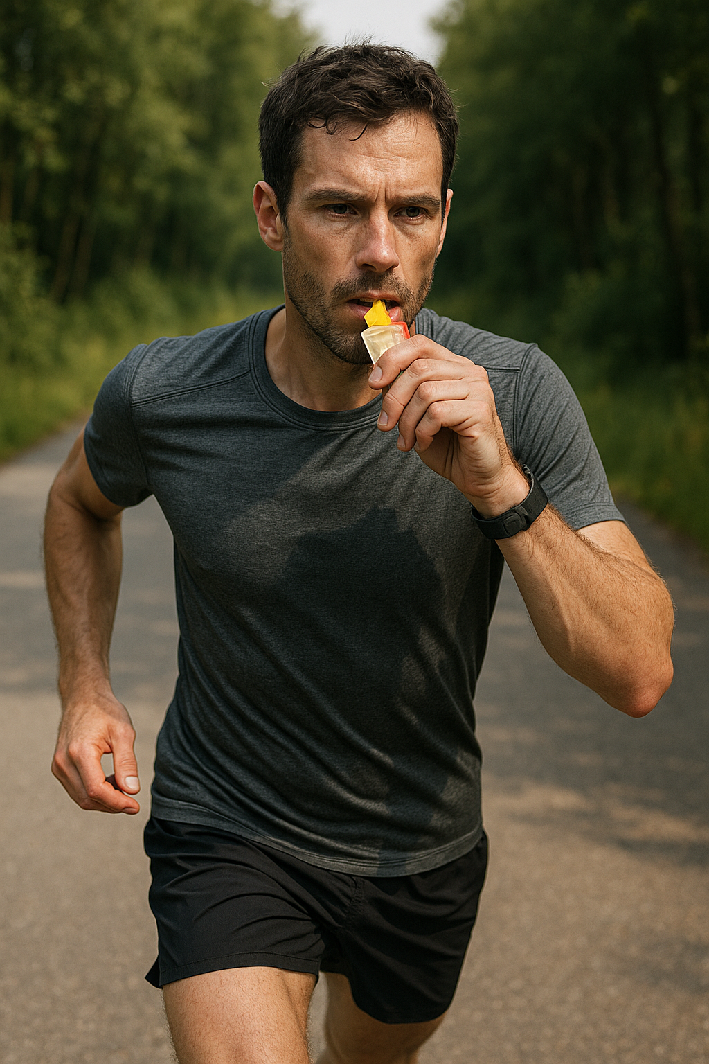 Entdecke die besten energie-gels für dein lauftraining - Illustration