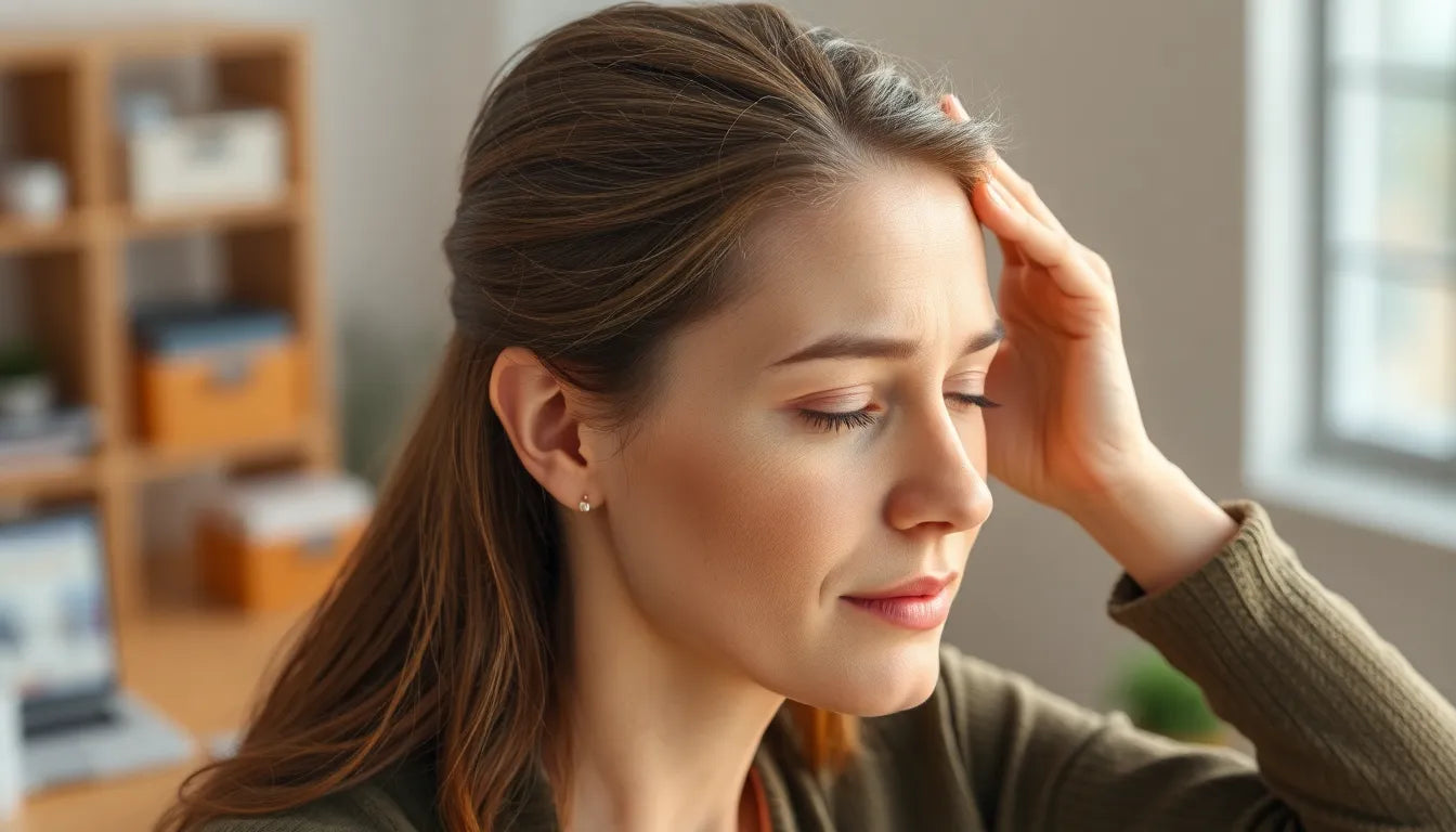 Übungsleser: einfache Übungen gegen spannungskopfschmerzen für den Alltag - Illustration