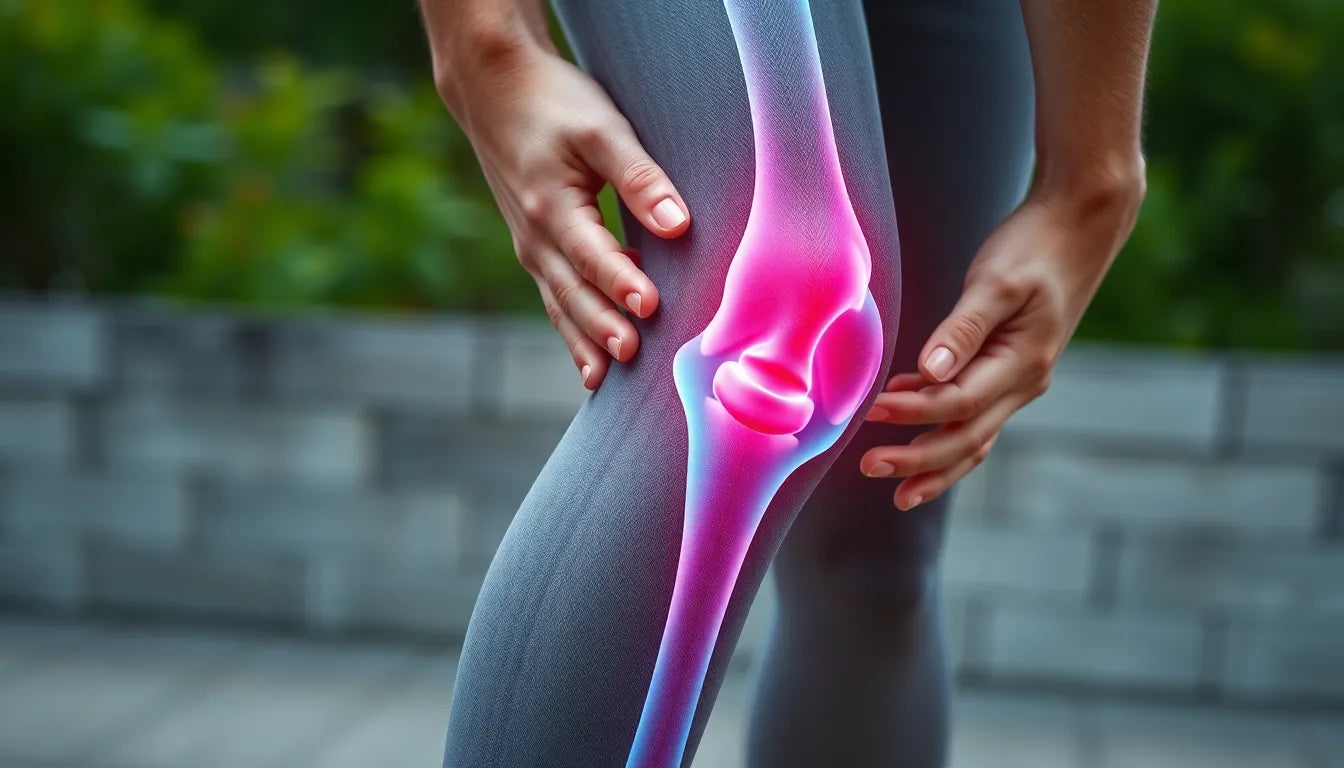 Was tun bei Knieschmerzen? Soforthilfe und Tipps - Illustration