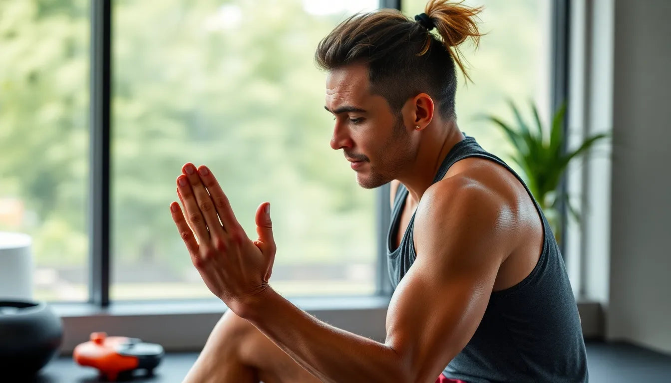 Übungsleser: effektive dehnübungen nach dem training für optimale erholung - Illustration