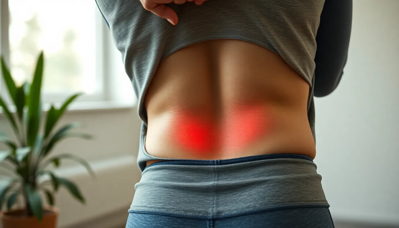 Lindere deinen unteren Rückenschmerz mit effektiven rygøvelser - Illustration