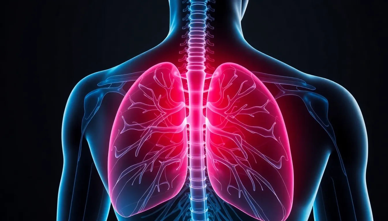 Rückenschmerzen bei lungehindebetændelse verstehen und lindern - Illustration