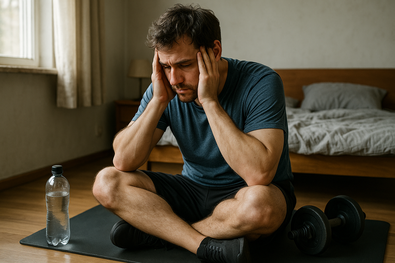 Bewegung als natürlicher Stimmungsaufheller: Wie Sport gegen Depression hilft - Illustration