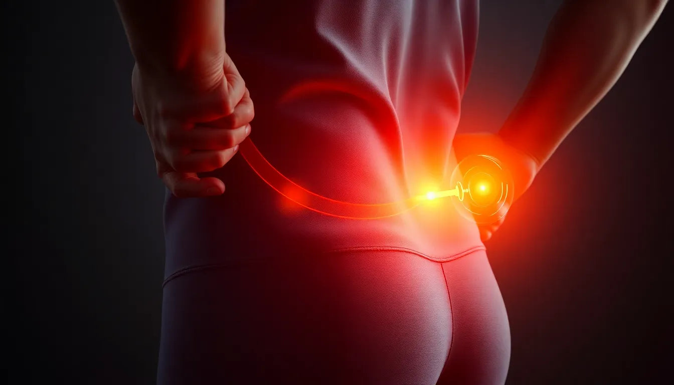 Schmerzen in der linken Lendengegend: Ursachen und Linderung im Alltag - Illustration