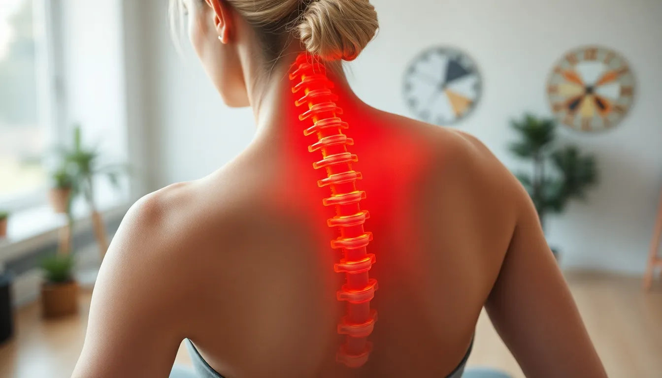 Übungsleser entdecken die besten Übungen zur Entlastung der Wirbelsäule - Illustration