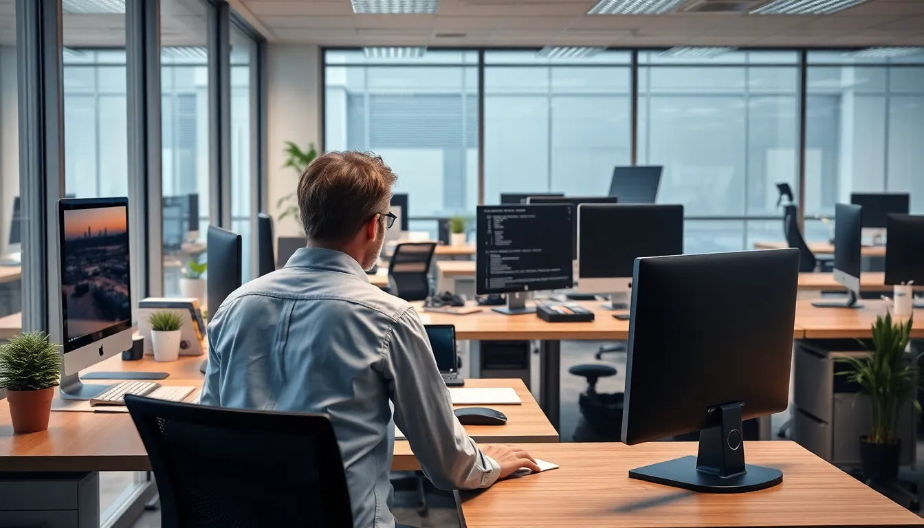 Ergonomie am arbeitsplatz: So steigern Sie Ihre Gesundheit und Produktivität - Illustration