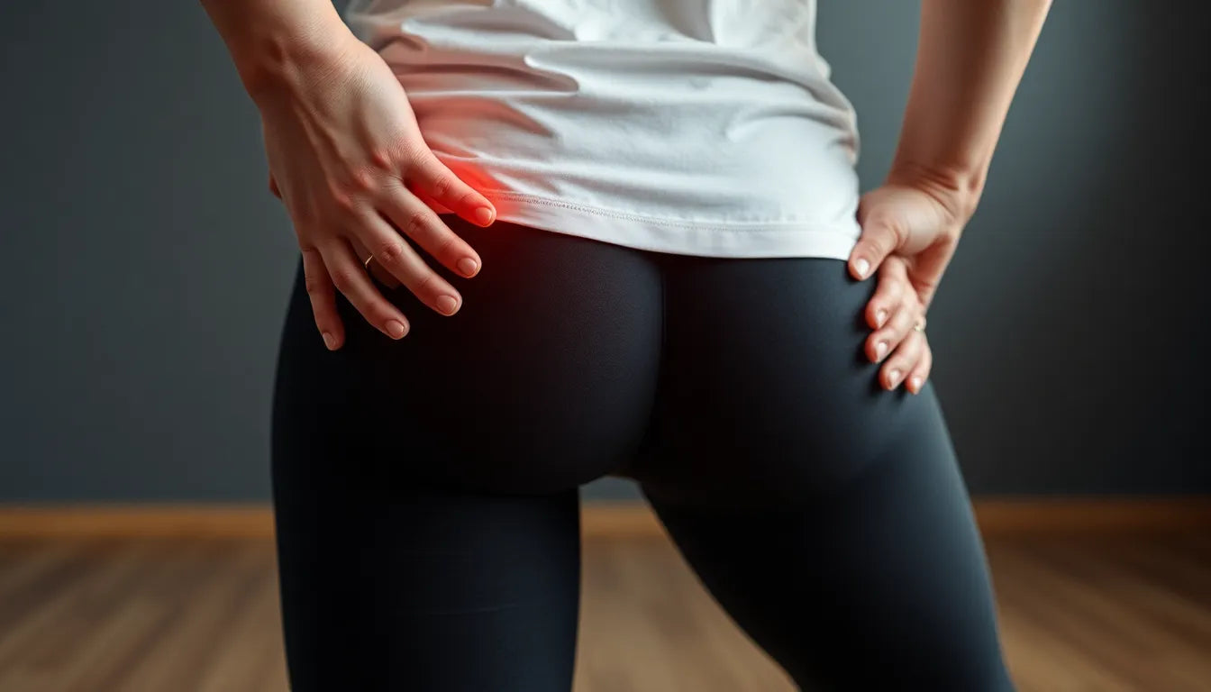 Übungsleser entdecken die besten dehnübungen bei hüftschmerzen - Illustration