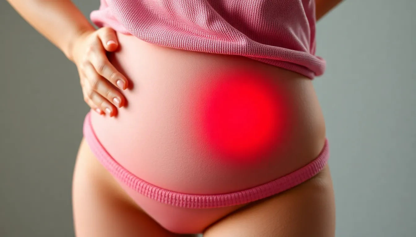 Verstehe deinen Körper: lendenschmerzen bei eisprung erkennen und lindern - Illustration