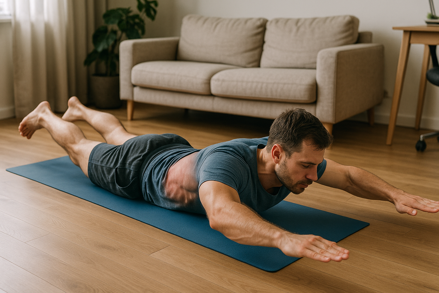 Rückenübungen für Übungsleser: Fitness und Schmerzfreiheit im Alltag - Illustration