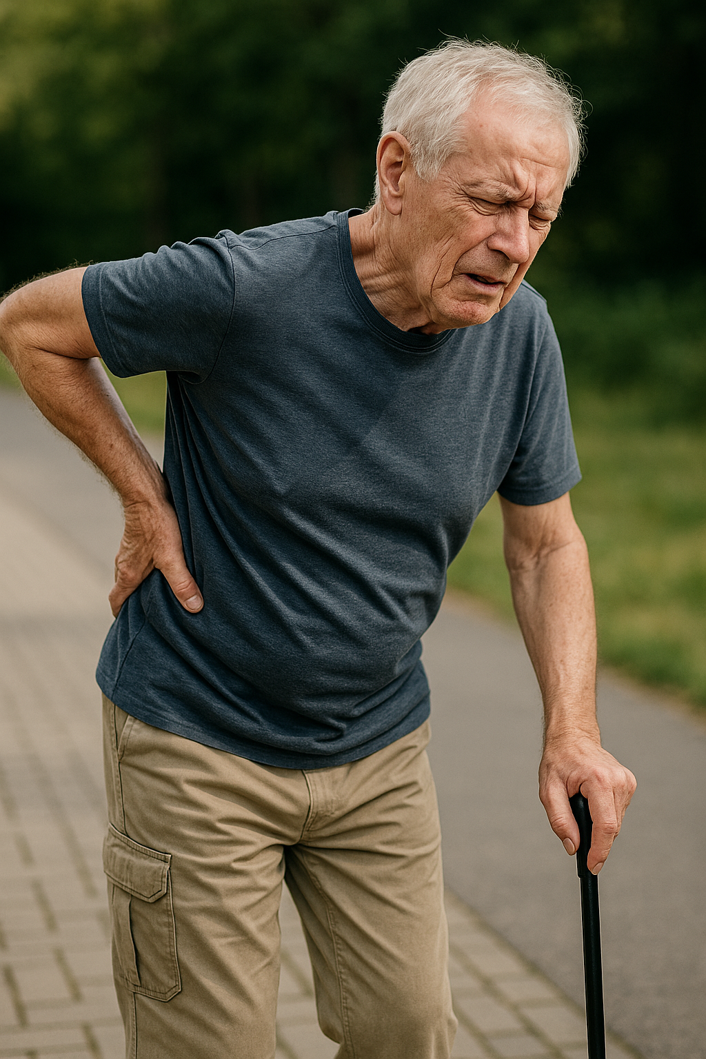 Symptome der spinalkanalstenose erkennen und verstehen - Illustration