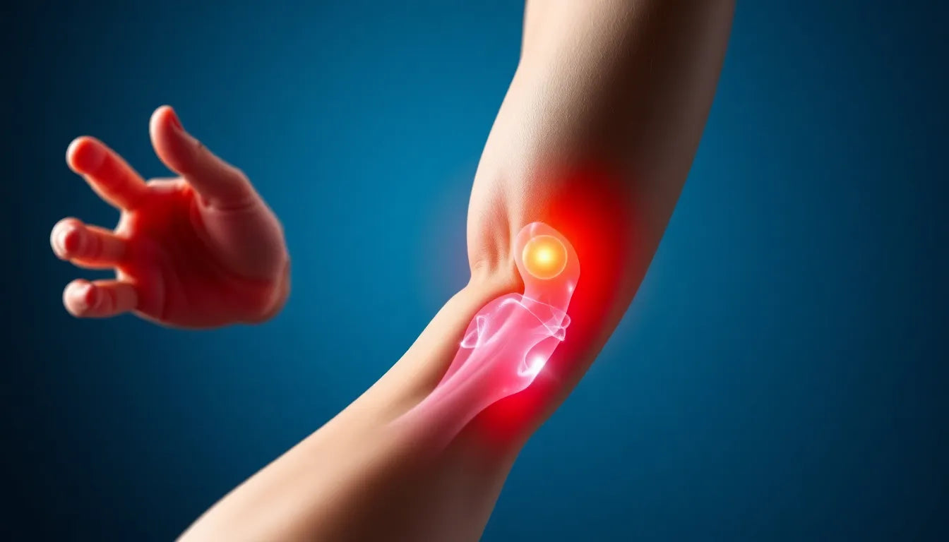 Übungsleser aufgepasst: effektive physiotherapie-übungen gegen tennisarm - Illustration