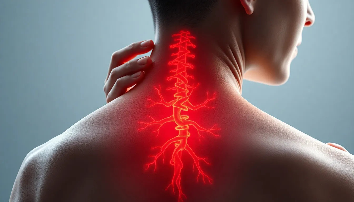 Rückenschmerzen als Warnzeichen bei Lungenkrebs: Wann sollte man zum Arzt gehen? - Illustration