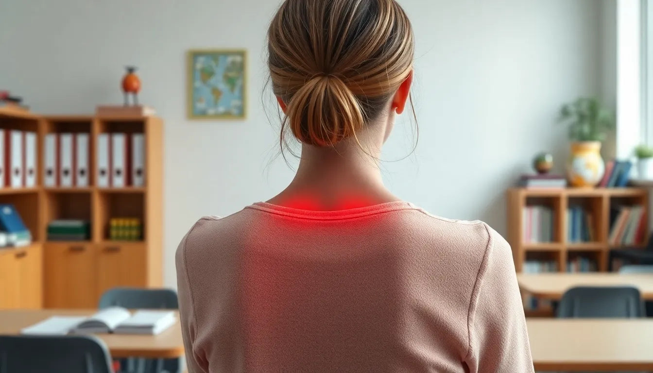 Rückenschmerzen ade: Tipps für Pädagog:innen im Alltag - Illustration