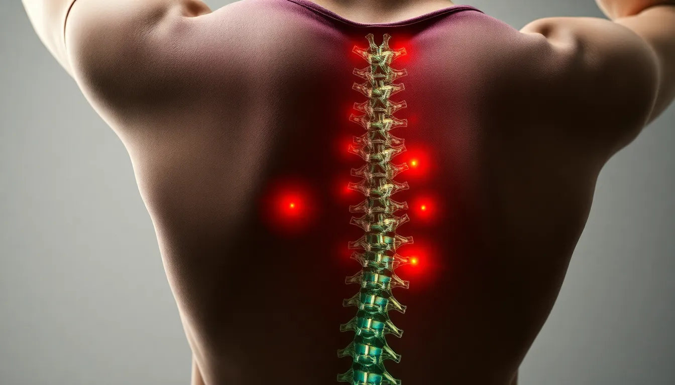 Plötzliche Rückenschmerzen verstehen und lindern - Illustration