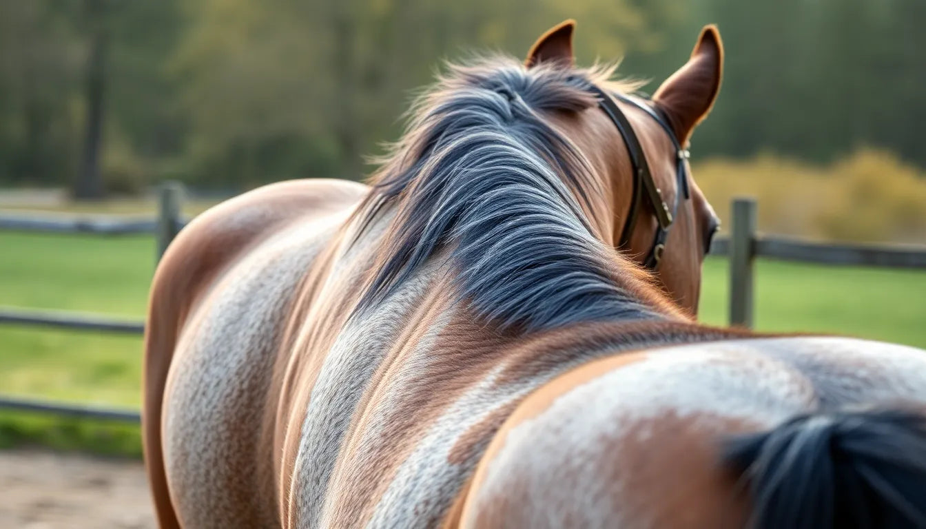 Erkenne und lindere rückenschmerzen bei deinem pferd: ein umfassender leitfaden für pferdebesitzer - Illustration